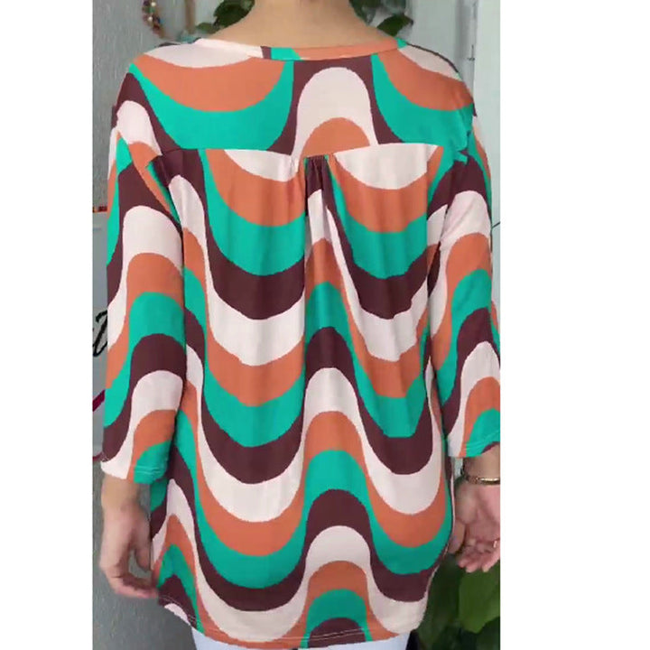 Isavelisse - Women's Summer Short Sleeve T-Shirt with Print