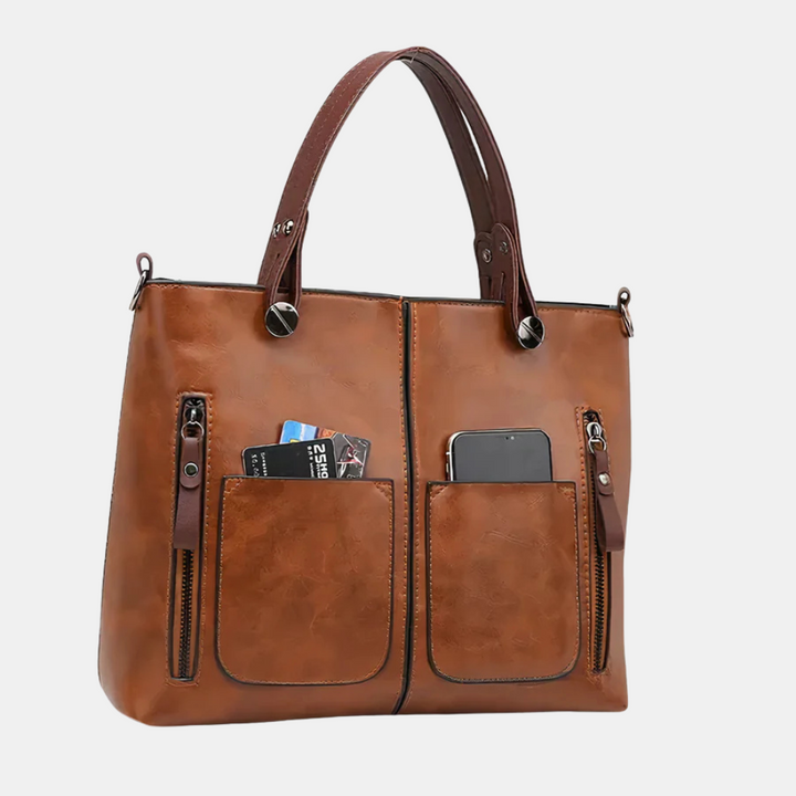 GAIL | VINTAGE LEATHER CROSSBODY BAG