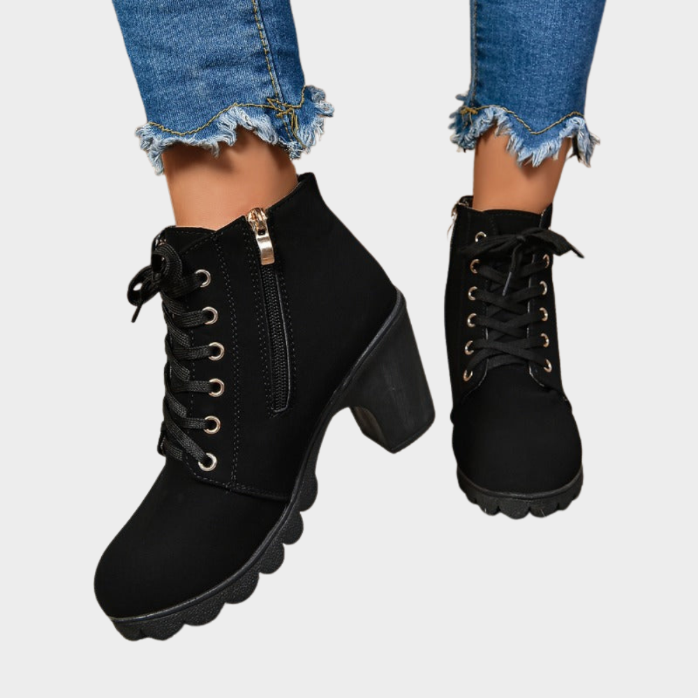 Kenna | Block Heel Ankle Boots