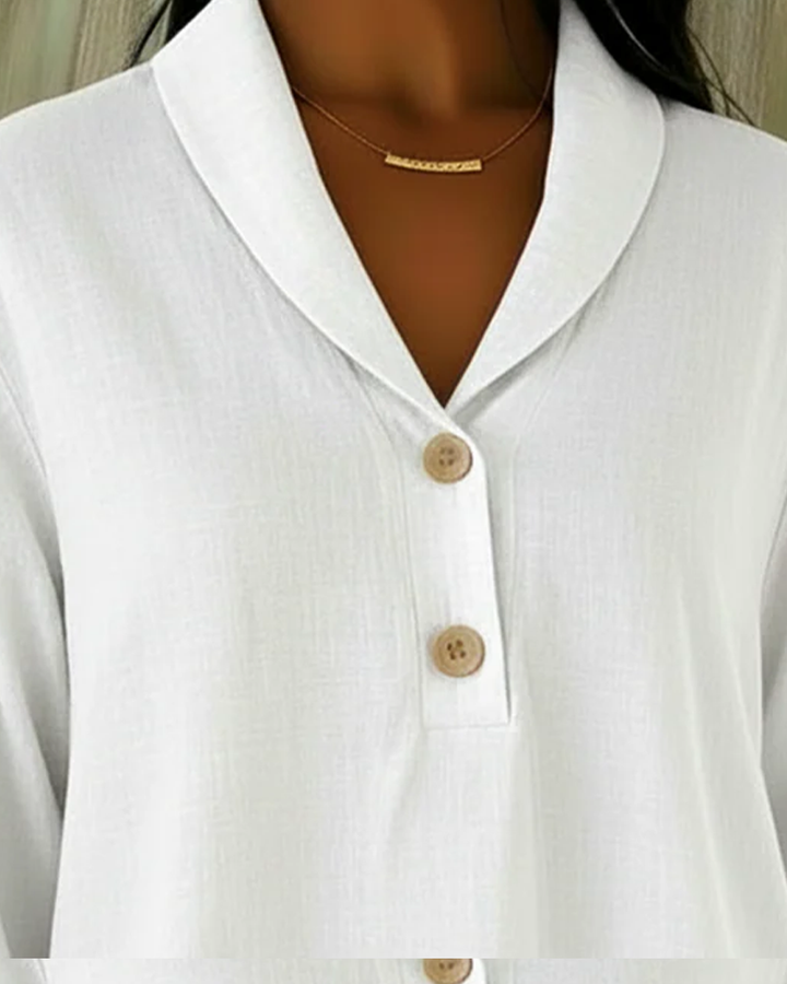 Belyra - Elegant Blouse in Cotton and Linen