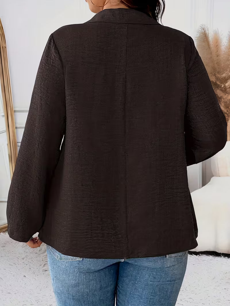 Elmyra - Elegant Button-Down Flowy Shirt