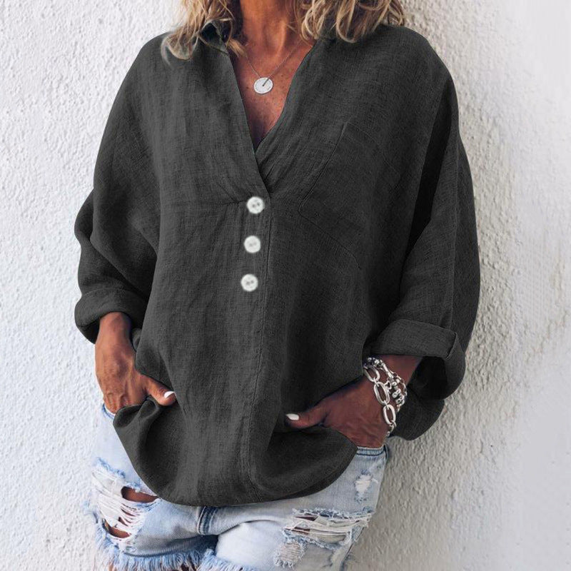 Maeve - Elegant Cotton and Linen Sweater