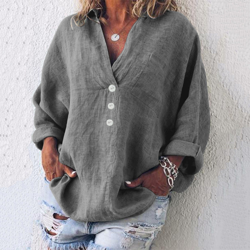 Maeve - Elegant Cotton and Linen Sweater