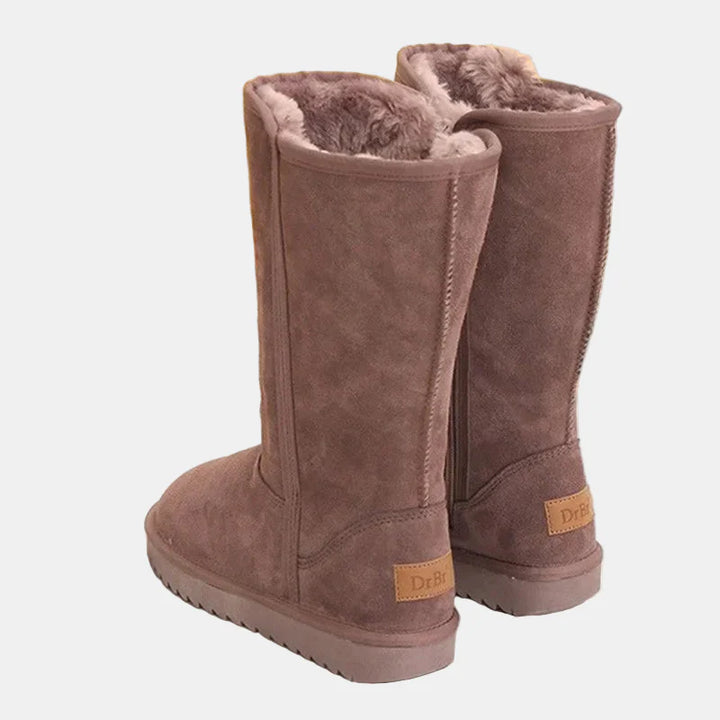 Yvonne | Velvet Knee-High Boots