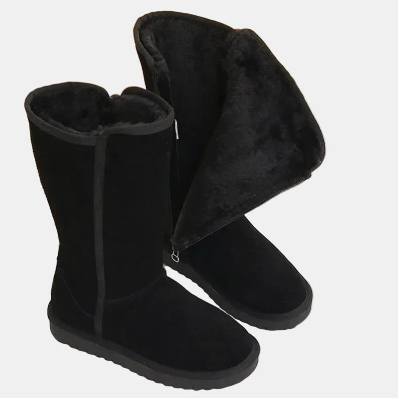 Yvonne | Velvet Knee-High Boots