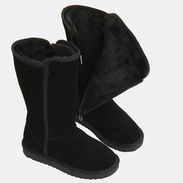 Yvonne | Velvet Knee-High Boots