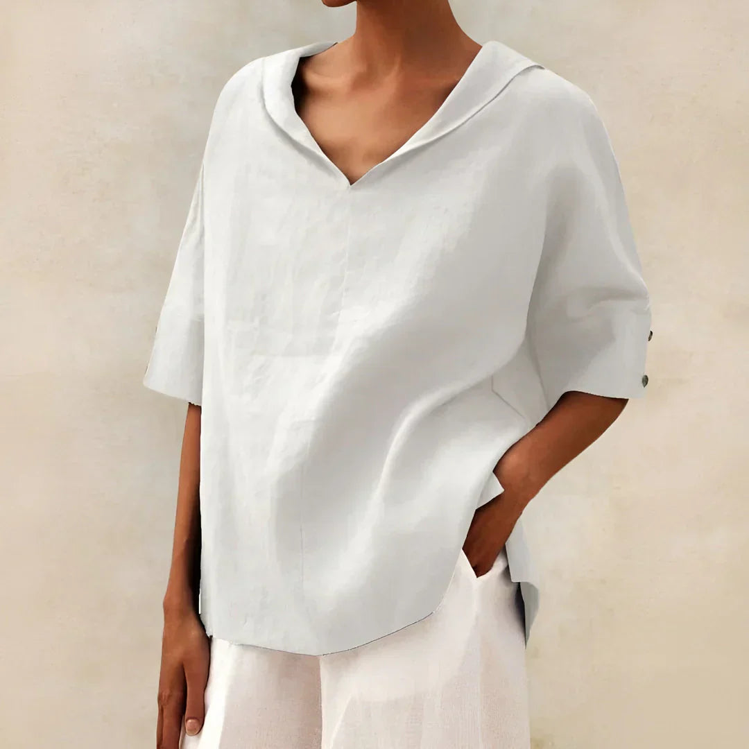 Alexa | Linen Blouse