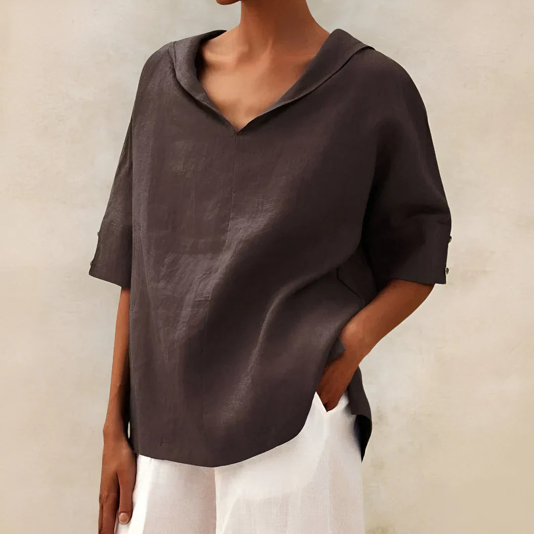 Alexa | Linen Blouse