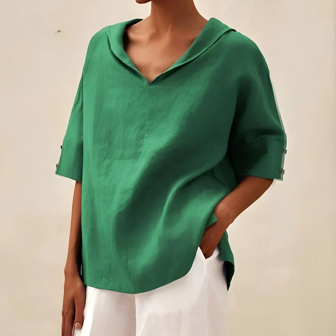Alexa | Linen Blouse