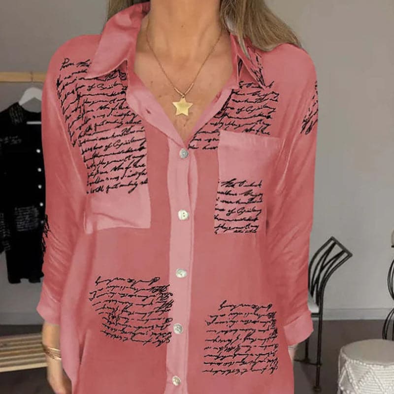 Gisandre - Women's Modern Printed Shirt