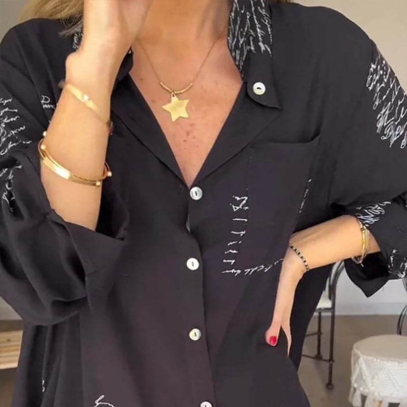 Gisandre - Women's Modern Printed Shirt